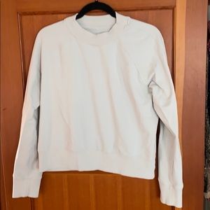 Grey/blue lightweight Lululemon pullover - size 8